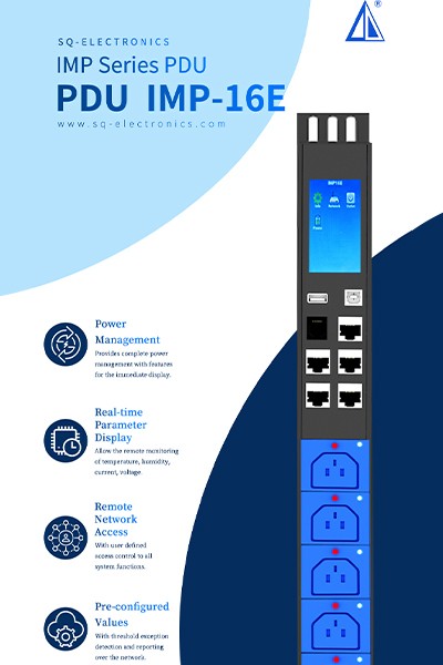 前进电子-活力蓝电子科技风PDU详情页