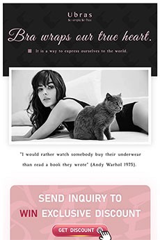 新概念无尺码简洁自然设计感内衣文胸模板