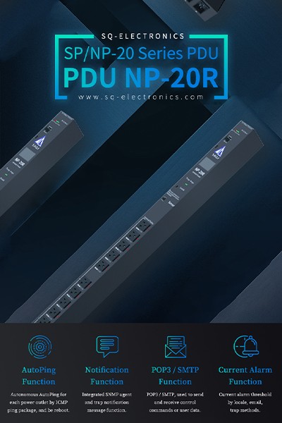 前进电子-深色电子科技感PDU详情页