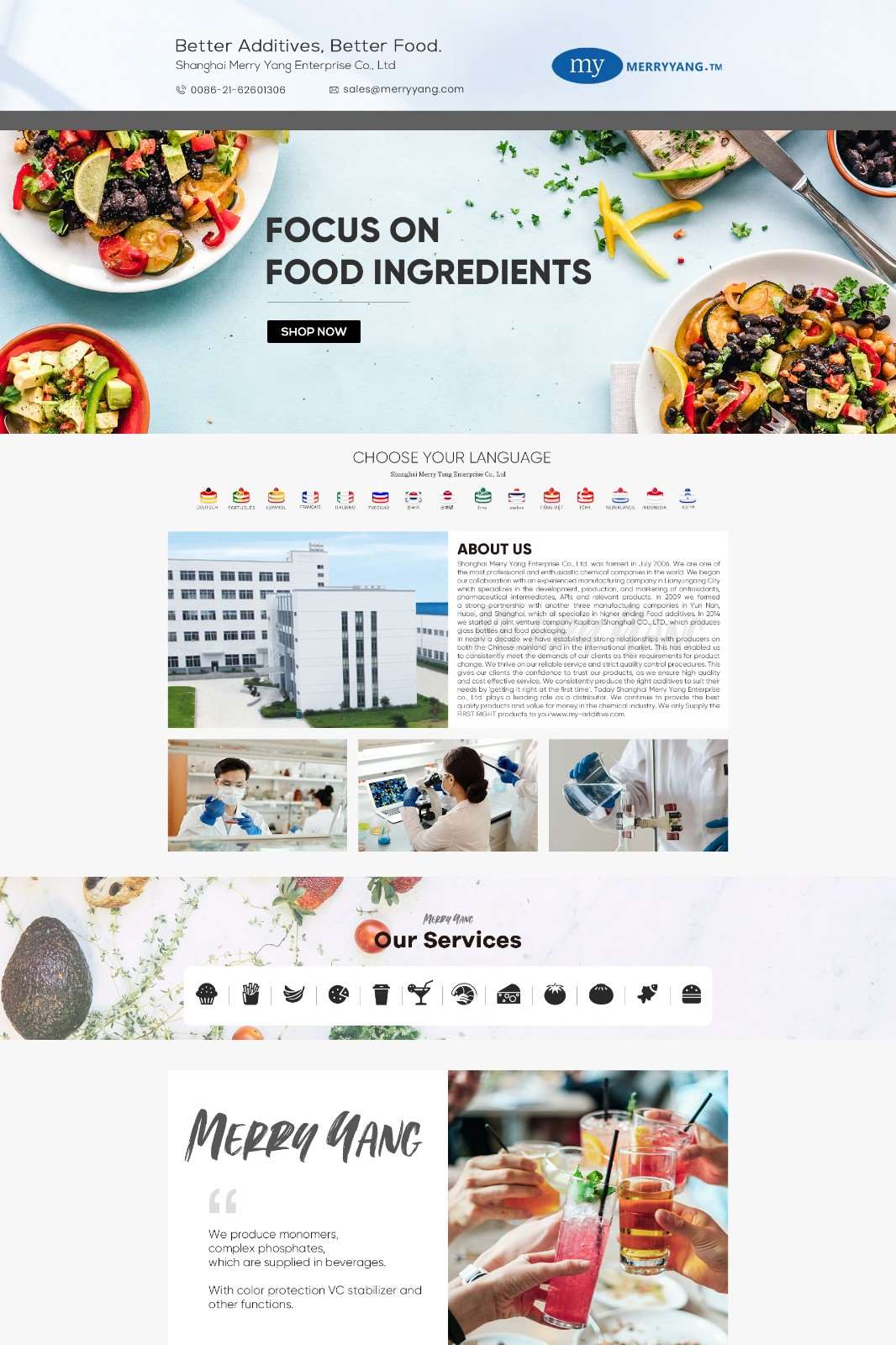 Merry-清新大气食品保鲜粉末旺铺模板