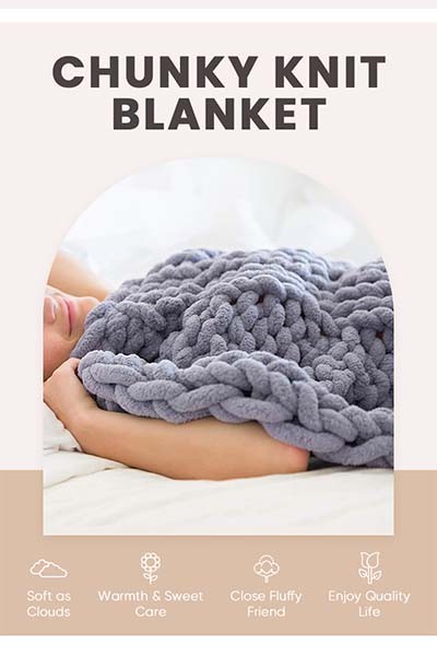 意唯昕-温暖粉橙毯子详情页