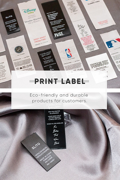 工厂原始优质棉定制标签模板